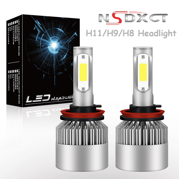NSDXCT For Chevrolet Sonic 2012-2020 H11/H9/H8/H16 LED Headlight Bulbs High/low Beam White 6000k 2pcs