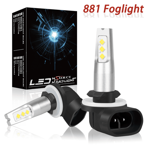 NSDXCT For Hyundai Elantra 2007-2018 LED Fog/Driving Light Bulb 6000K 2pcs