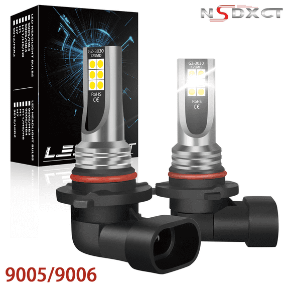 NSDXCT for 2003-2008 Toyota Matrix LED High Beam Daytime Running Fog Light Bulbs 2pcs