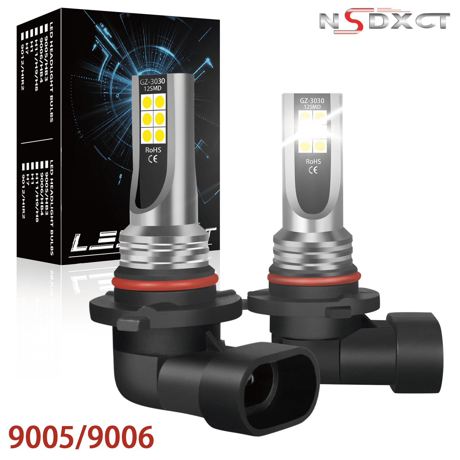 For Dodge Charger 2006 2007 2008 2009 LED Headlights Fog Light Bulbs 6000K For Dodge Charger 2006 2007 2008 2009 LED Headlights Fog Light Bulbs 6000K