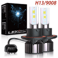 thumbnail image 1 of NSDXCT for 2010-2017 Jeep Patriot LED Headlight Bulbs H13 9008 High Low Beam Kit 6000K White 2Pcs, 1 of 13