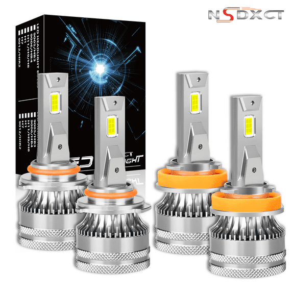 NSDXCT for 2016-2019 Chevrolet Cruze LED Headlight Bulbs 9005 H11 High&Low Beam 4pcs