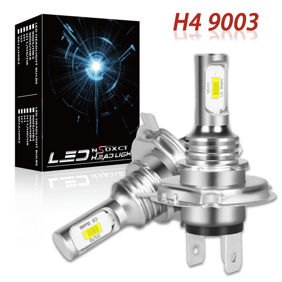 NSDXCT for Hyundai Accent 2000-2020 2x H4 9003 LED Headlight Bulbs Kit High Low Beam 72W 8000LM