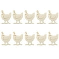 thumbnail image 1 of NSESSHome 10 Pcs Easter Wooden Chicken Hanging Ornaments Wood Easter Tree Decorations Decorative Spring Chicken Wooden Hanging Craft for Easter Spring Party Supplies, 1 of 7