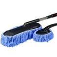 thumbnail image 1 of NSESSHome 2Pcs Car Wash Mop Brush Tool Mitt with Handle Length More Suitable for Washing Cars Truck, SUV, RV, Trailer, Chenille Microfiber Duster Not Hurt Paint Scratch Free, 1 of 5