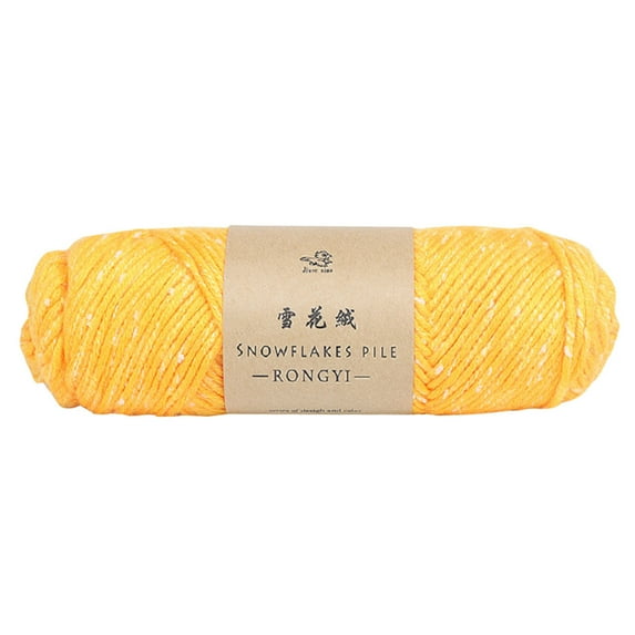 NSESSHome 4 Skeins Snowflake Crochet Yarn - Thick Wool Baby and Lover Cotton Scarf, Sweater, and DIY Projects, 100g, Soft, Warm & Breathable