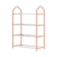 thumbnail image 1 of NSESSHome 4 Tier Shoe Rack, Shoe Shelf Storage Organizer Heavy Duty Metal Free Standing Shoe Rack for Entryway Closet Doorway, 1 of 7
