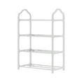 thumbnail image 1 of NSESSHome 4 Tier Shoe Rack, Shoe Shelf Storage Organizer Heavy Duty Metal Free Standing Shoe Rack for Entryway Closet Doorway, 1 of 7