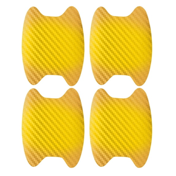 NSESSHome 4PCS Sticker, Carbon Fiber Anti-Scratches Car Door Cup Protector, Non-Marking Auto Door Handle Protective Film, Universal for Most Car Handles