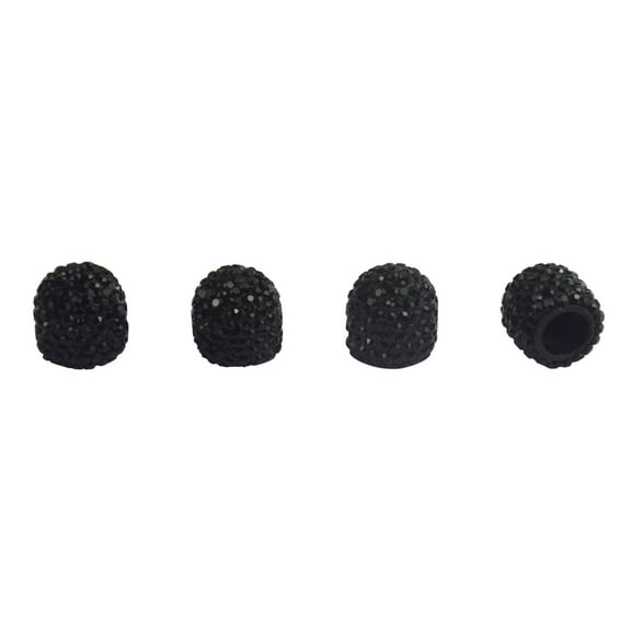 NSESSHome 4Pcs Tire Valve Caps Plastic Universal Jeweled Bling Rhinestone Tire Wheel Valve Cap Cover Car Utility