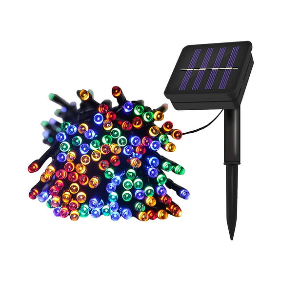 NSESSHome 52M 500 LED Solar String Lights – Outdoor Multicolor Decorative Lights for Garden, Patio, Weddings, and Parties – Waterproof IP65, Rechargeable with Solar Panel, 2 Light Modes