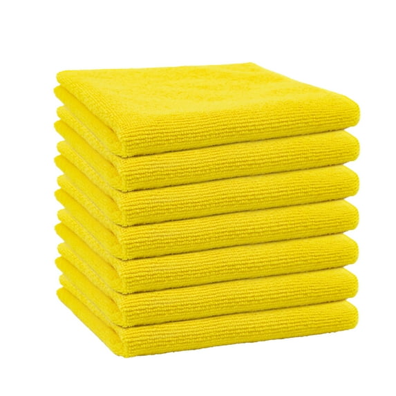 NSESSHome 5Pcs Microfiber Cleaning Cloth, Microfiber Towels for Cars, Lint Free, Scratch-Free, Highly Absorbent, Reusable Cleaning Rags for Car, Household, Kitchen, Window