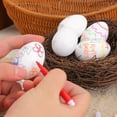 thumbnail image 1 of NSESSHome 6 Pcs Easter Egg, Life Size Plain Decorating Eggs, Easter DIY Paint Your Own Egg Decor, Easter Craft, Easter Eggs Hunt, Easter Basket Stuffers, School Activities Supplies, 1 of 5
