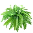 thumbnail image 1 of NSESSHome Artificial Fern Boston Plants, Plastic Shrubs Grass Fake Greenery Ferns Bushes for Home Garden Office Kitchen Outdoor Indoor UV Resistant Wedding DIY Decor Planter Filler Christmas Decor, 1 of 8