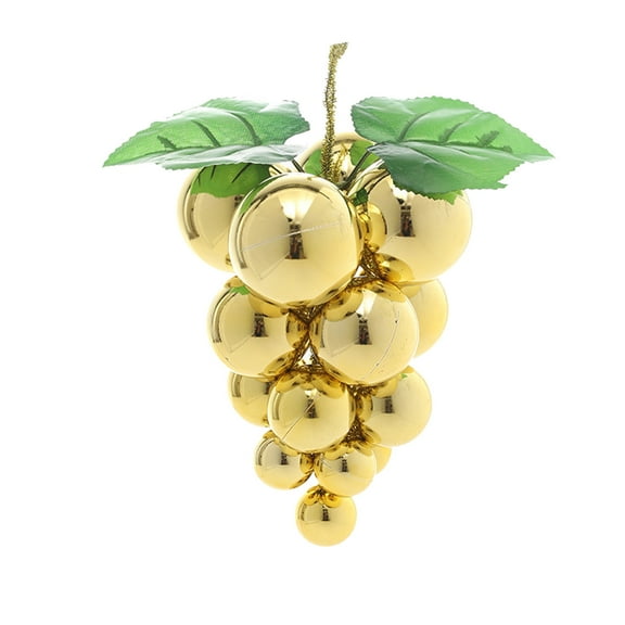 NSESSHome Artificial Grape Fake Grapes with Vines Lifelike Simulation Fruit Decorative for Kitchen Party Pub Home Cabinet Ornament
