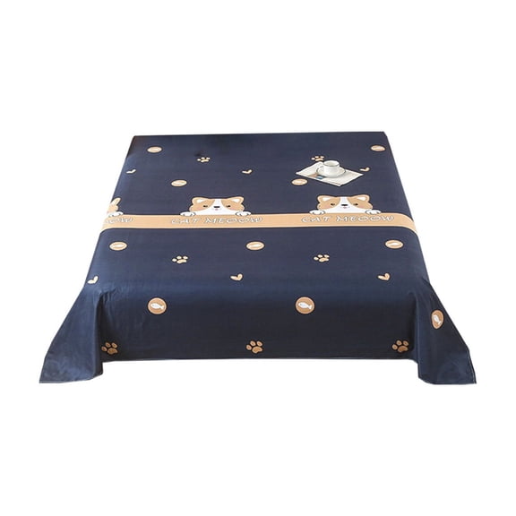 NSESSHome Bed Sheet Cat Pattern, Ultra Soft Microfiber Queen Size Bed Sheets - Breathable, Wrinkle and Fade Resistant, Easy Care 90.55 x 98.42 Inches