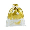 thumbnail image 1 of NSESSHome Christmas Drawstring Bags Xmas Gift Bags Xmas Candy Bags Small Christmas Treat Bags Gift Bags Sacks Reusable Gift Wrapping Bags Holiday Party Favors Bags, 1 of 6