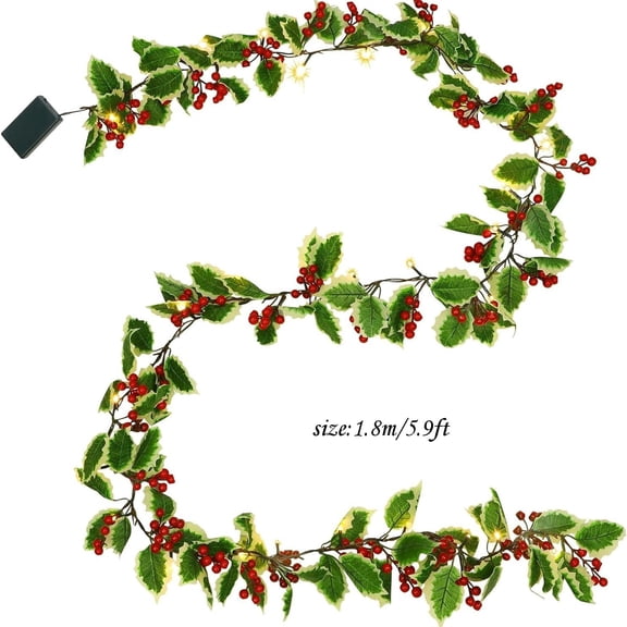 NSESSHome Christmas Norfolk Pine Garland, Dense Norfolk Pine Realistic Touch Garland, Artificial Pine Greenery Garlands for Christmas Holiday Mantle Fireplace Table Home Decor
