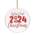 thumbnail image 1 of NSESSHome Christmas Ornament 2024, My First Christmas Tree Ornaments, Babys First Christmas Ornament 2024 Boy Girl, Babys 1st Christmas Ornament Hanging, Baby First Christmas Ornament 2024, 1 of 7