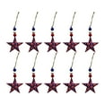 thumbnail image 1 of NSESSHome Clearance 10Pcs 4th of July Patriotic Star Ornaments,Fourth of July Patriotic Hanging Decorations Star Shaped Baubles Ornament for Memorial Day Party Festival Christmas Tree Decorations, 1 of 6