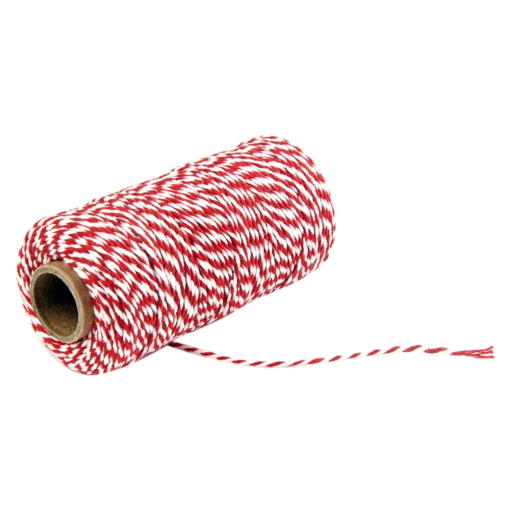 NSESSHome 2 Colors Twine Cotton 2 mm String Rope Cord for Gift Wrapping ...