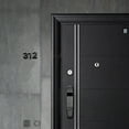 thumbnail image 1 of NSESSHome 3 Inch Black Modern House Numbers Mailbox Numbers 0-9 Self-Adhesive Street Door Home Address Metal Numbers For Outside Or Inside Signs Easy Install, 1 of 2
