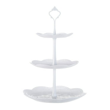 NSESSHome 3-Tier Cupcake Stand Cake Dessert Wedding Event Party Display Tower Round