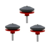 NSESSHome 3Pcs Lawn Mower Blade Sharpener Universal Multi-Sharp Rotary Lawnmower Sharpen for Power Drill Hand Drill and Lawn Mower Blade Balancer