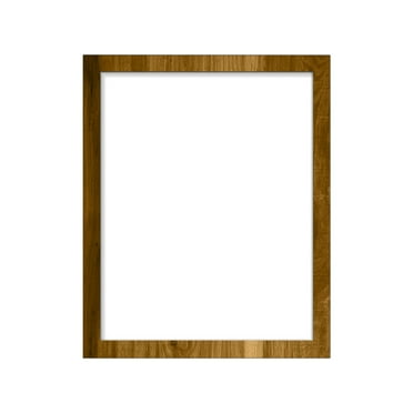 NSESSHome 9x7 Picture Frames Solid Wood Display Pictures 6x8 with Mat or 9x7 Frame without Mat Poster Photo Frame Art for Wall Mounting or Table Top