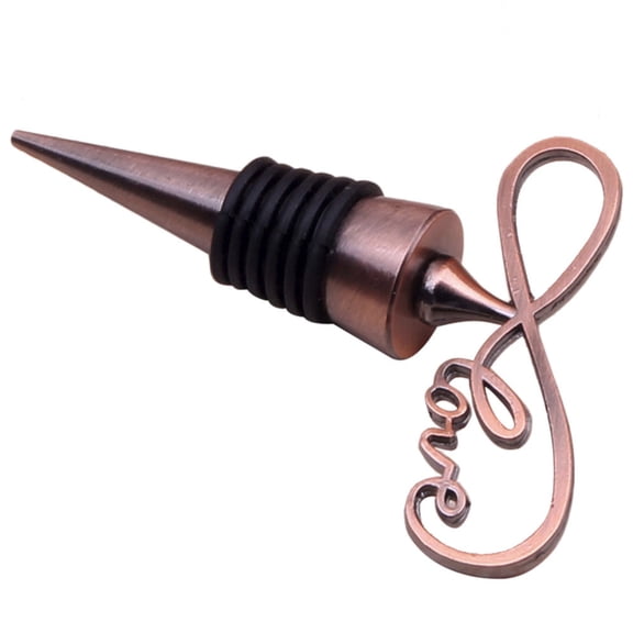 NSESSHome Alloy Wine Bottle Stopper Metal Clear Rhinestones