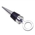 thumbnail image 1 of NSESSHome Alloy Wine Bottle Stopper Metal Clear Rhinestones, 1 of 2