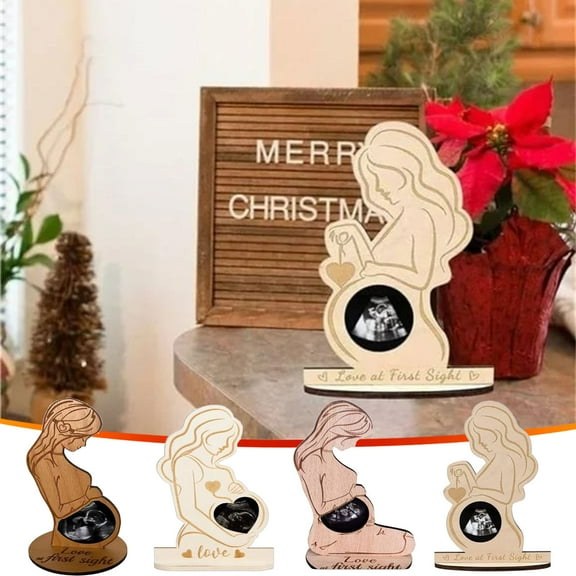 NSESSHome Baby Ultrasound Photo Frame Baby's Birthday Commemorative Sign For Ultrasound Testing And B-ultrasound Retention Pregnant Mother