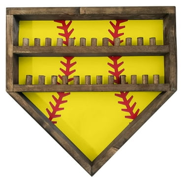 NSESSHome Baseball Championship Ring and Ball Display Case, Great for Sports Fans' Rooms and Decor