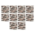 thumbnail image 1 of NSESSHome Brick Wallpaper Peel and Stick Brick Wallpaper for Bedroom Faux Brick Wallpaper for Fireplace Kitchen Backsplash Accent Wall Home Decoration Brick Wall Backdrop, 1 of 3