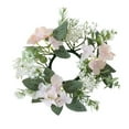 thumbnail image 1 of NSESSHome Candle Rings Flower Wreath Artificial Rose Candle Holder 9.84" for Wedding Centerpieces Spring Home Garland Farmhouse Party Tables Decoration, 1 of 7