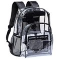 thumbnail image 1 of NSESSHome Clear Backpack Heavy Duty, PVC Transparent Backpack See Through Backpack for College Workplace, 1 of 8