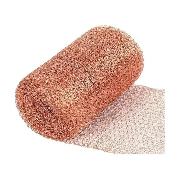 NSESSHome Clearance Copper Mesh Roll for Mice Rat Rodent Repellent, Sturdy Copper Wool Mouse Trap for Bat Snail Bird Control with Packing Tool - 3 Meters