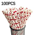 thumbnail image 1 of NSESSHome Disposable Kraft Paper Straw Cool Summer Fruit Pattern Paper Straw, 1 of 3