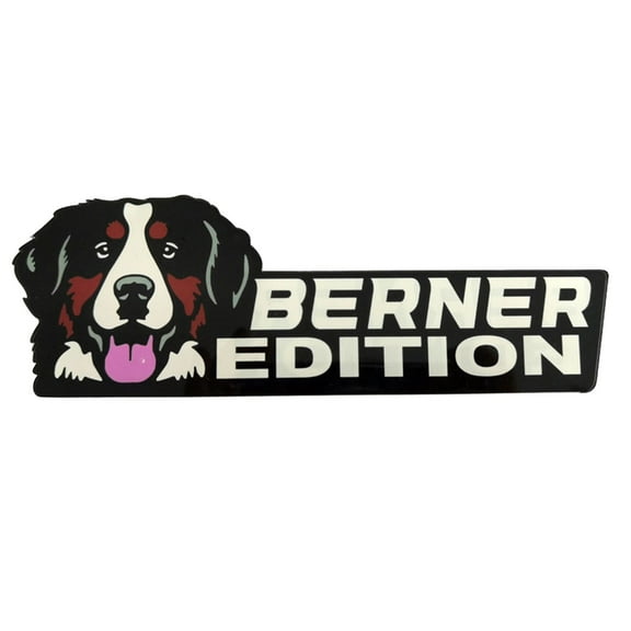 NSESSHome Dog Car Badge Cutting Car Emblem Funy Dogs Badge Rated Car Emblem Automotive Badge Decals And Stickers For Car Truck Rv Exterior Decoration