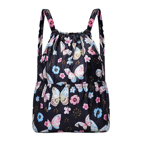 NSESSHome Drawstring Foldable Large Capacity Wet And Dry Separation Backpack