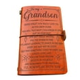 thumbnail image 1 of NSESSHome Eternal Memories Leather Journal, A Thoughtful Thanksgiving Gift for Your Loved Ones with Engraved Inspirational Messages, 1 of 5