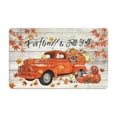 thumbnail image 1 of NSESSHome Fall Door Mat Thanksgiving Pumpkin Floor Door Mat Farmhouse Welcome Mats Non Slip Outdoor Indoor Full Truck Front Porch Rugs for Fall Home Kitchen, 31.49x19.68 Inch, 1 of 6