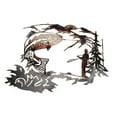 thumbnail image 1 of NSESSHome Fishing Scene Metal Wall Art,Animal Shape Wall Decal Vivid Decoration for Living Room,Bedroom,Bathroom Indoor Outdoor, 1 of 9