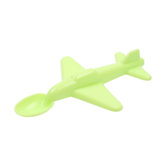 NSESSHome Food Grade Plastic Airplane Shaped Spoon, Great for Kids, Picnics and Home Decor, Food Grade Plane Spoon For Children Great Lifetime Gift, Diswasher Safe