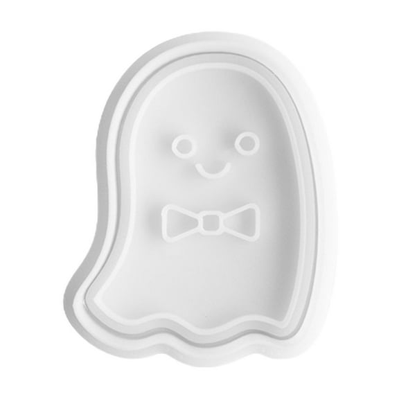 NSESSHome Halloween Cookie Molds, Original Designs for Pumpkin, Ghost and Hat Shapes, Easy to Use and Clean, Reusable Baking Tool for Chocolate, Candy and Cakes