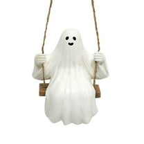 NSESSHome Halloween Decorations, Outdoor Decor Hanging Lighted Glowing Ghost, Halloween Outdoor Indoor Wind Sock Ornaments for Yard Tree Garden Halloween Party Favors