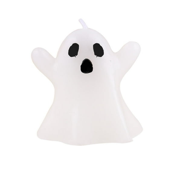 NSESSHome Halloween Ghost Candles Mini Pumpkin Burning Candles Cute Halloween Decorations Soy Wax Spooky Candle Decorative Candles for Halloween Party Bedroom Table Decorations