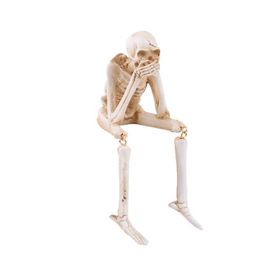 NSESSHome Halloween Hanging Skeleton Decoration, Full Body Halloween Skeleton Decoration for Halloween Graveyard Haunted House Decore Indoor Outdoor