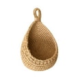 thumbnail image 1 of NSESSHome Hanging Fruit Baskets for Kitchen, Wall Hanging Basket, Handwoven Hanging Holder Teardrop Home Produce Basket for Fruits Vegetable Potato Onion Storage, 1 of 1