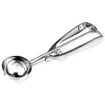 NSESSHome Ice Cream Spoon Stainless Steel Spring Handle Masher Scoop